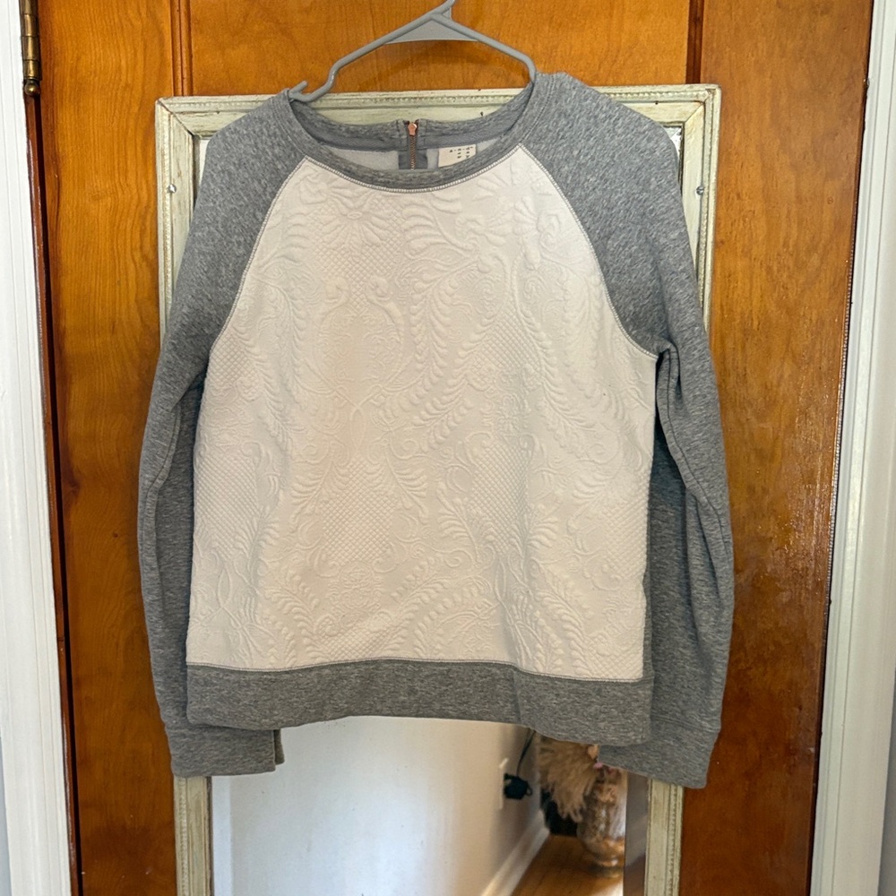 a new day Gray and Cream Women's Sweater